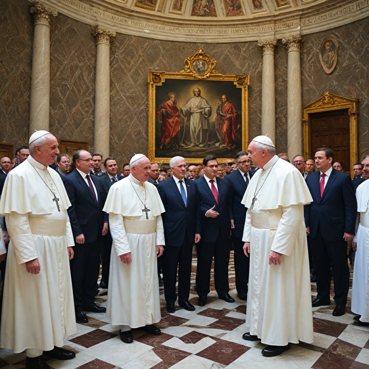 Trump posts AI-generated photo of himself dressed as the pope