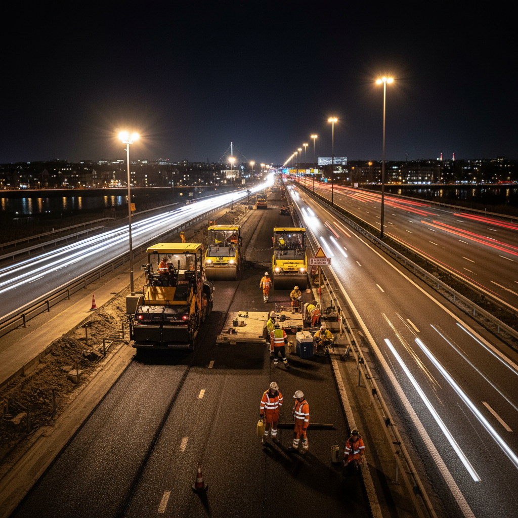 Nattearbejde i Vejbyggeri 2025: Din Ultimative Guide til Karrieremuligheder!