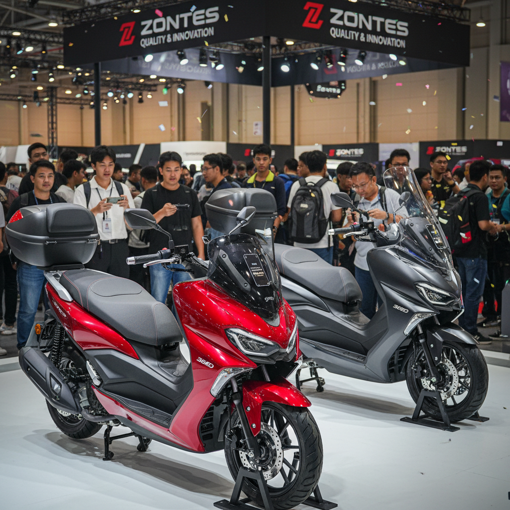 Thrilling Launch: Zontes Introduces the 368D and 368E Scooters at Malaysia Autoshow 2025 – Discover Unmatched Prices!
