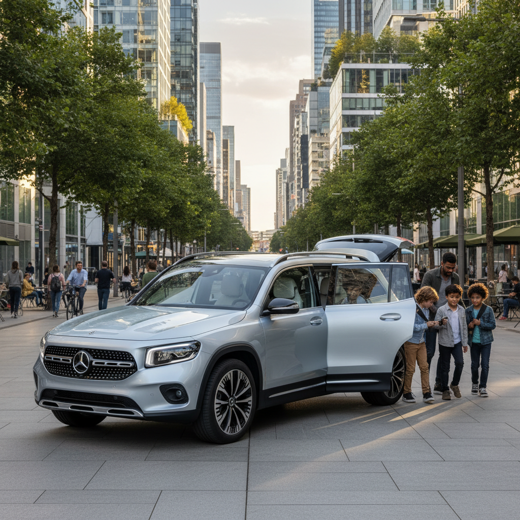 Unveiling the Future: Discover the 2026 Mercedes-Benz GLB, an Exciting 7-Seater EV SUV Featuring the Cutting-Edge MBUX Superscreen and MB.OS, Launching This December!