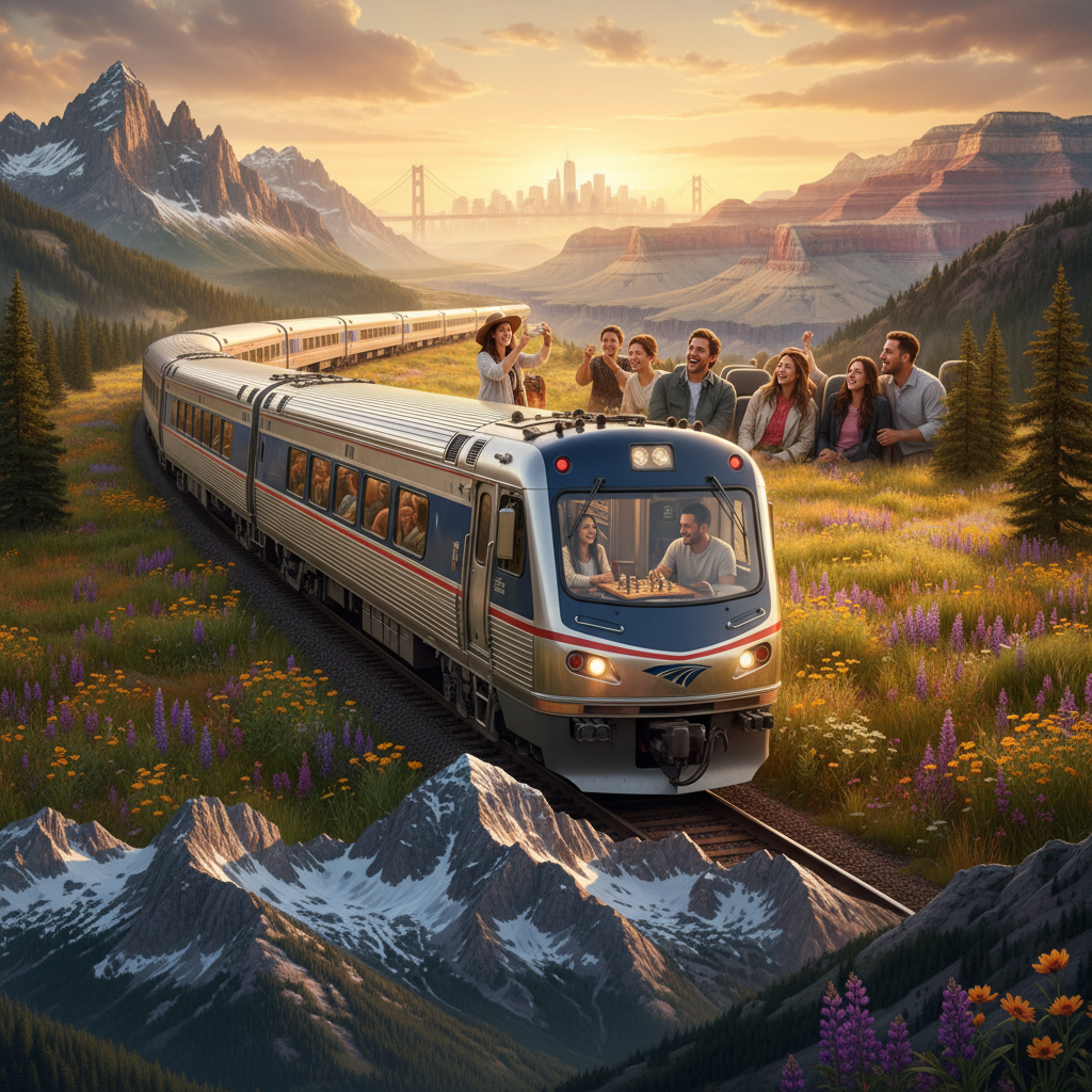 Uncover the Best-Kept Secrets of Coast-to-Coast Rail Tours in the USA for 2025!