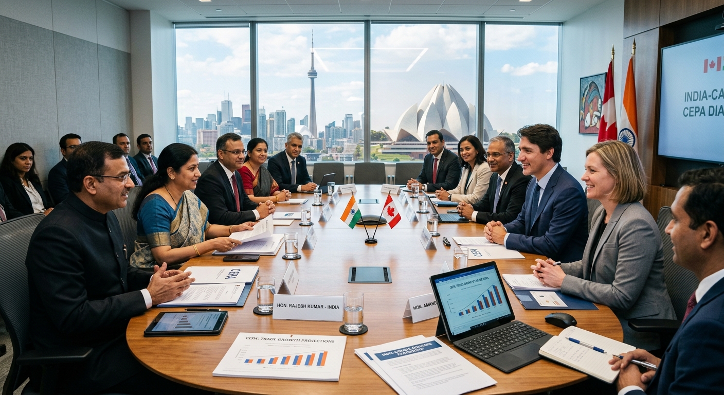 India and Canada Set to Forge a Game-Changer Deal Aiming to Triple Bilateral Trade to $50 Billion!