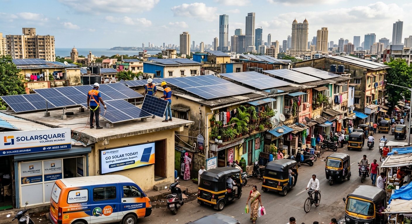 SolarSquare Negotiates $60M Funding Amidst Surge in Indias Rooftop Solar Investment!