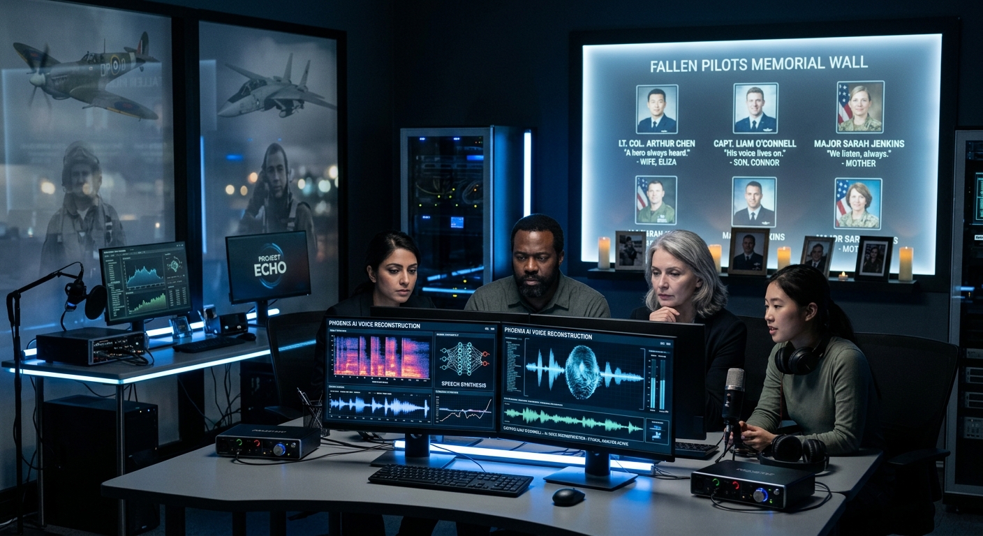 Reviving the Voices of Fallen Pilots: How AI is Bringing Them Back to Life | TechCrunch