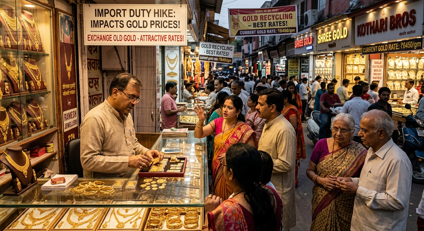 Shifting Tides: How a Hike in Gold Import Duties Could Slash Indias Demand by 50-60 Tonnes by 2026