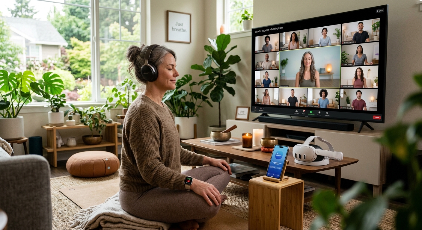 Exploring the Transformation: How the $2.4 Billion U.S. Meditation Market is Embracing Virtual Services