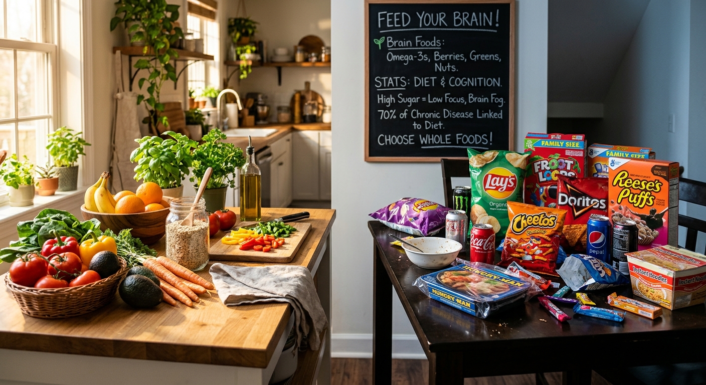 Is Your Healthy Diet Sabotaged by Ultra-Processed Foods? Discover What’s Dimming Your Focus!