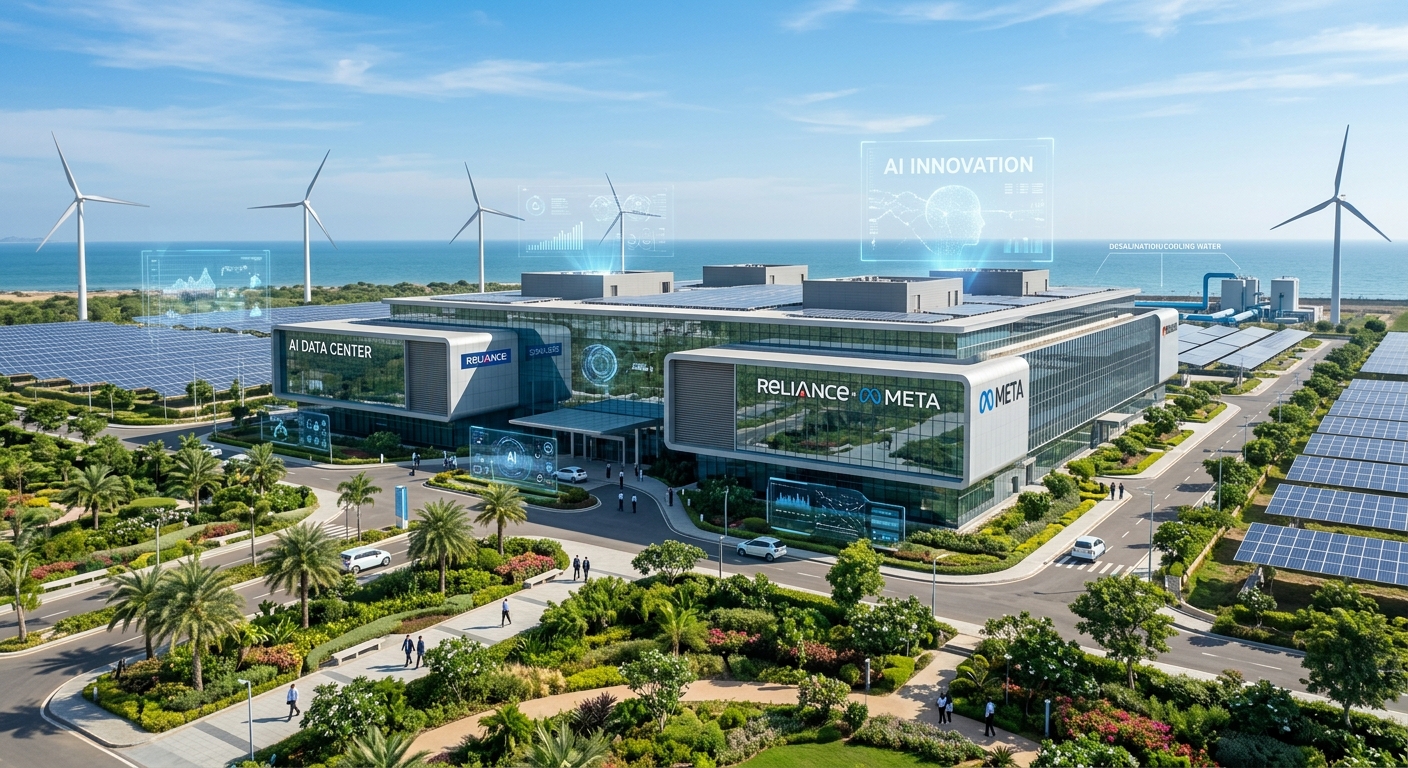 Exciting Collaboration: Reliance and Meta Join Forces to Launch an AI-Powered Data Centre in Jamnagar!