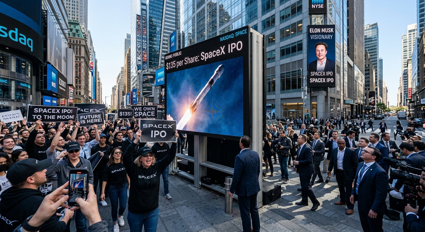 SpaceX Sets Share Price at $135, Unveils Record-Breaking IPO! | TechCrunch