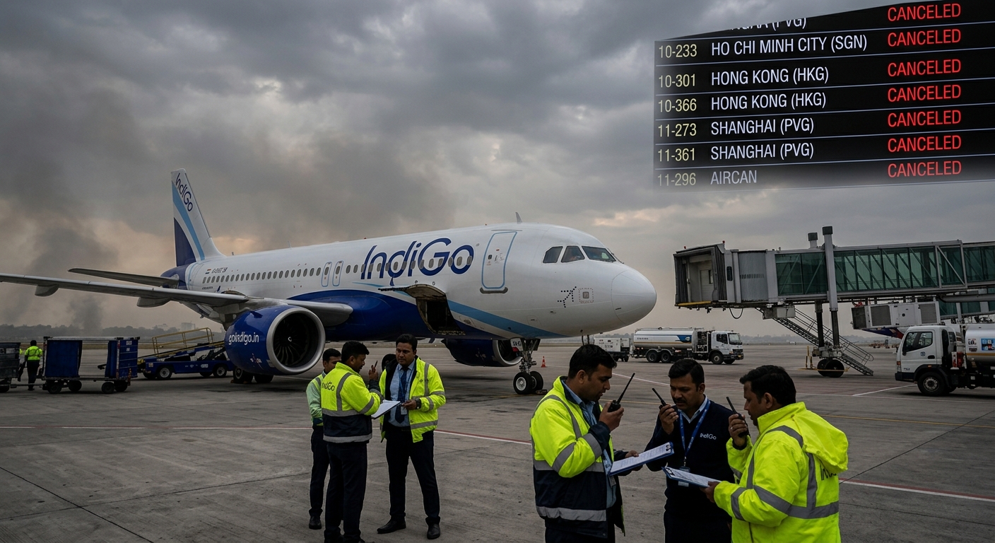 IndiGo Halts Flights to Six International Destinations Amid Middle East Crisis – Details Inside!