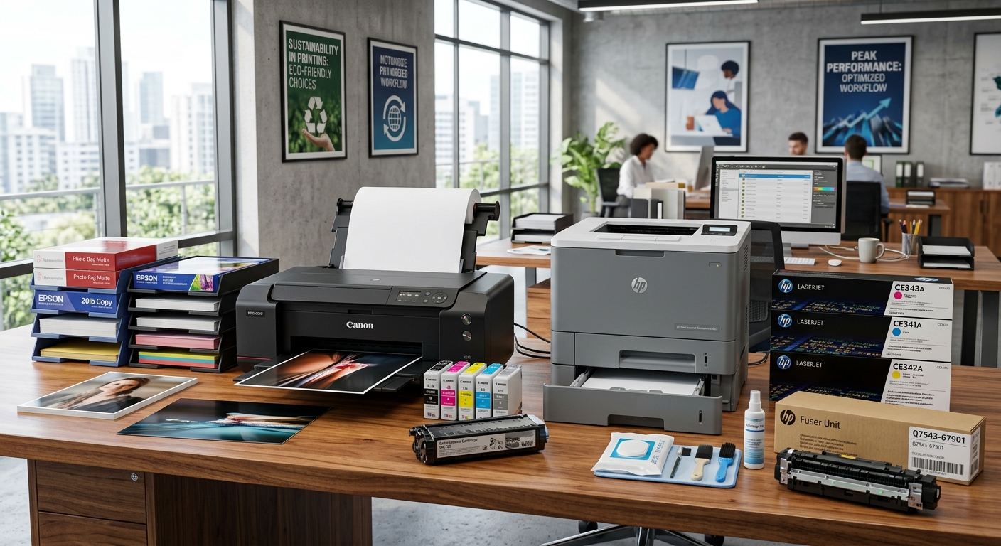 Ultimate Guide to Choosing the Right Office Printer Supplies for Your Needs!