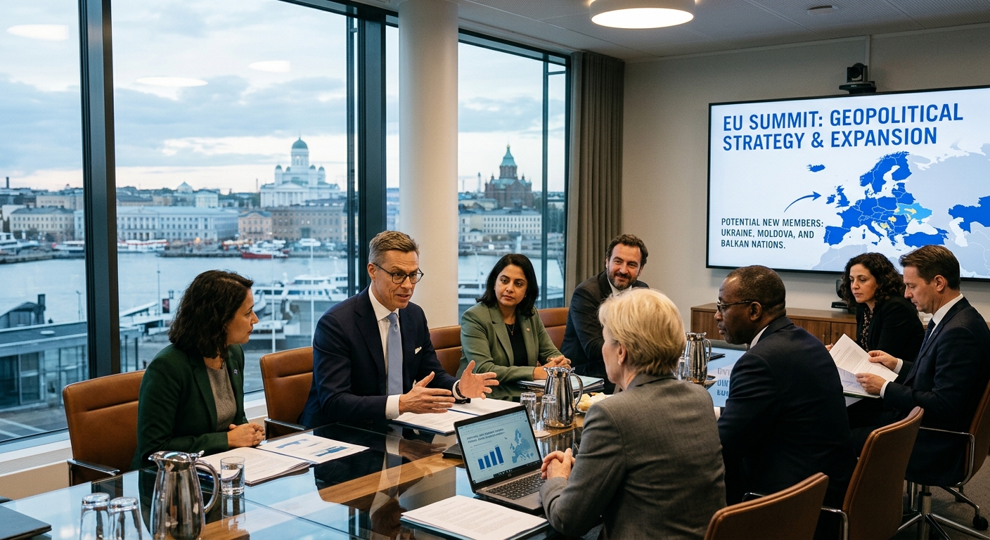 “Finlands President Proposes Bold EU Expansion: Imagine 40 Member States Including Canada!”