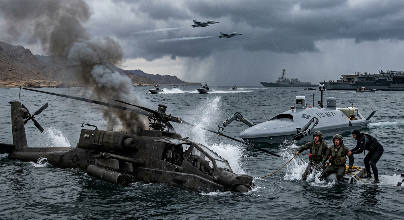 Trump Urges U.S. Action Following Irans Helicopter Attack in the Hormuz Strait