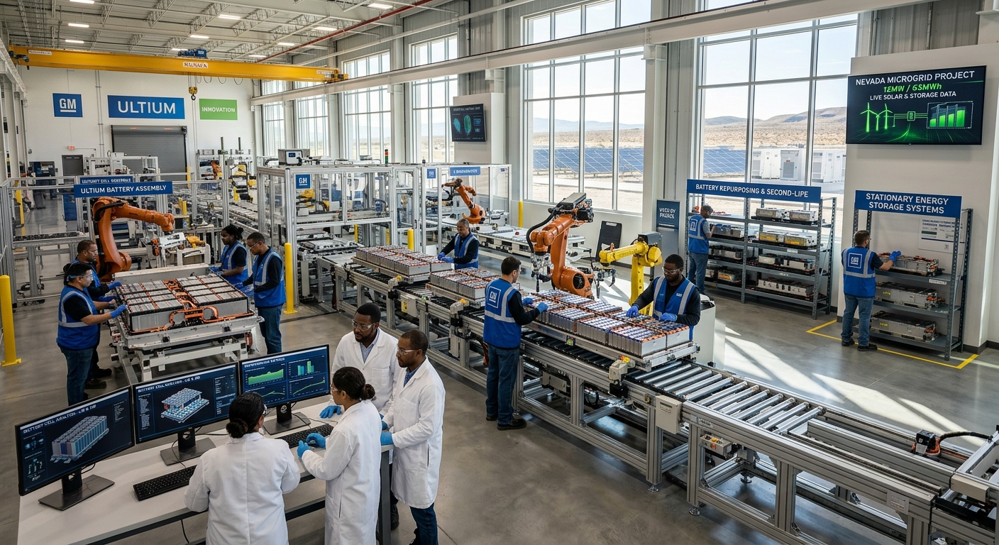 GM Enters the Exciting Race to Revolutionize Battery Production for AI Data Centers and the Power Grid! | TechCrunch